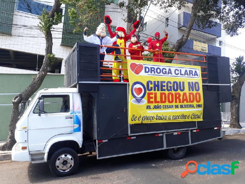 Telefones de MINI trio elétrico e carro de som em contagem e Betim BH MG