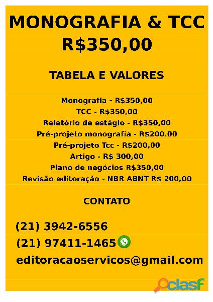 Monografia e tcc