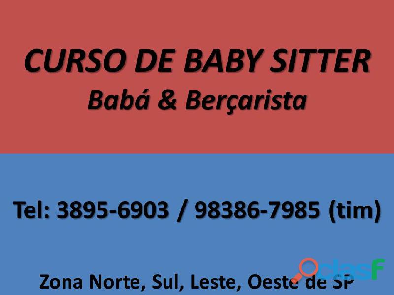 Curso de babá e berçarista zona norte santana tucuruvi