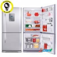 Refrigerador frost free duplex electrolux inox 596