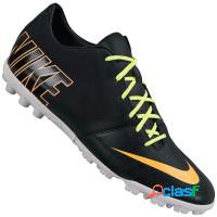 Chuteiras nike oficial fifa preto/laranja