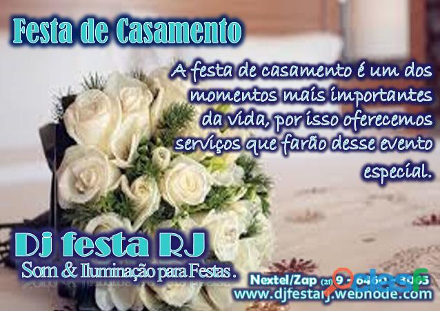 Dj som festa casamento rj