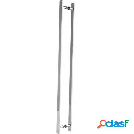 Puxador 110cm barra chata 32mm luxo para porta de madeira ou vidro