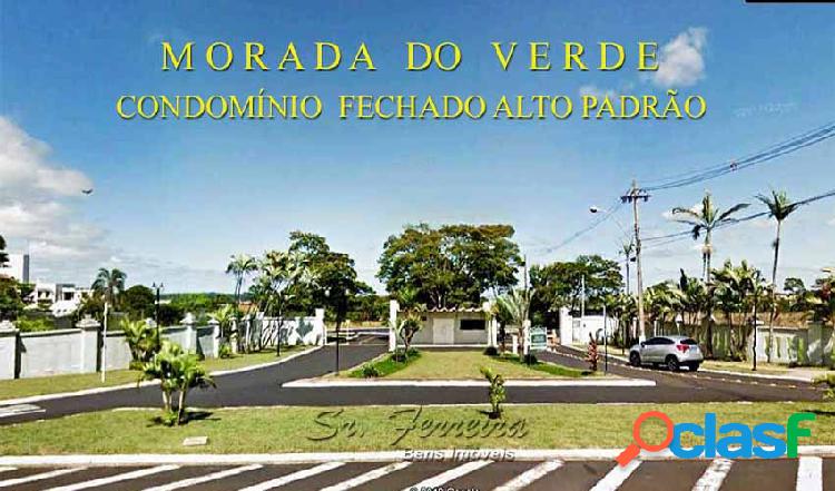 Terreno em condomínio alto padrão - terreno em condomínio a venda no bairro condomínio morada do verde - franca, sp - ref.: te-001