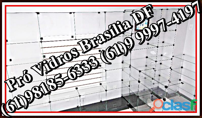 Prateleira de vidro,(61)9 9997 4197,samambaia,brasília,df,entorno.