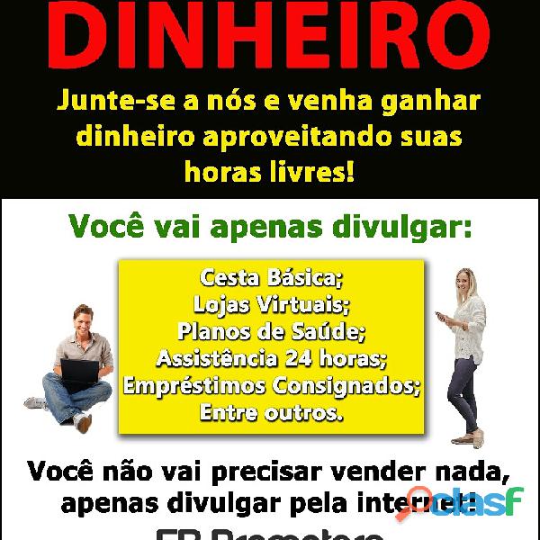 Quer saber como ganhar dinheiro divulgando os Serviços da FR Promotora? 1