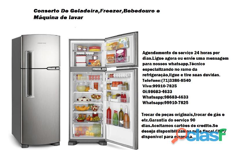 Trabalho com conserto de Geladeira em geral Freezer