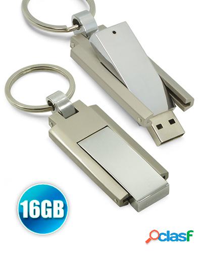 Pen drive 16gb modelo chaveiro personalizado