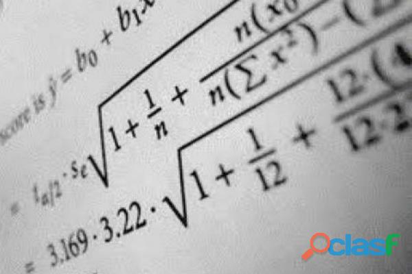 Aulas particulares de matemática financeira