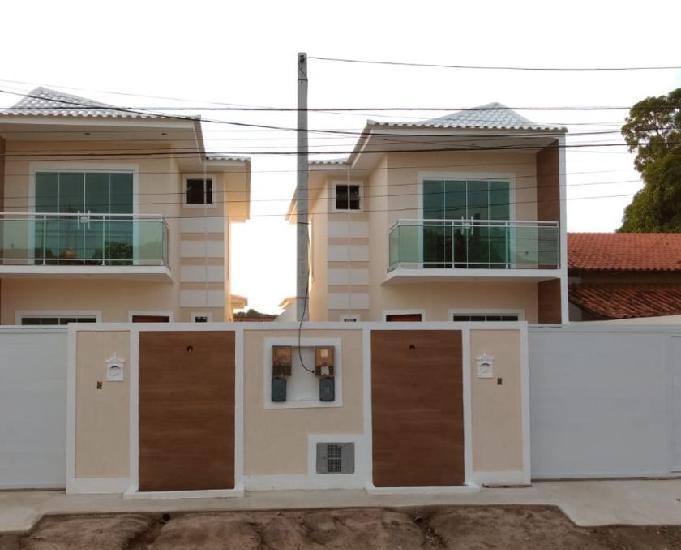 Lançamento de casa duplex em araruama, financiamos pela cef