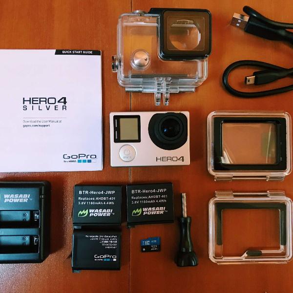 gopro hero 4 silver