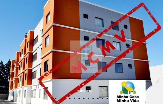 Apartamento mcmv dois quartos em pinhais sacada