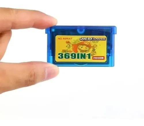 Cartucho Game Boy Advance 369 Jogos Multi Jogos