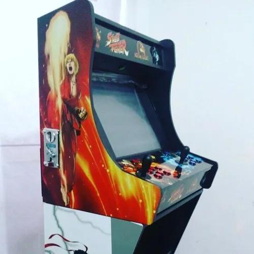 Fliperama completo tela 19 com moedeiro - 1500 jogos arcade