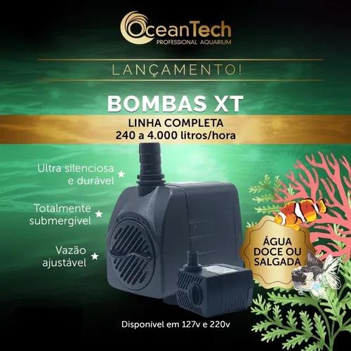 Bomba Submersa Xt Ocean Tech 1200 Lt/h P/ Aquários E Fontes