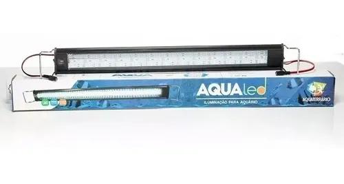 Luminária aquário aqualed branca/azul 80/100cm 31w 1800 lm