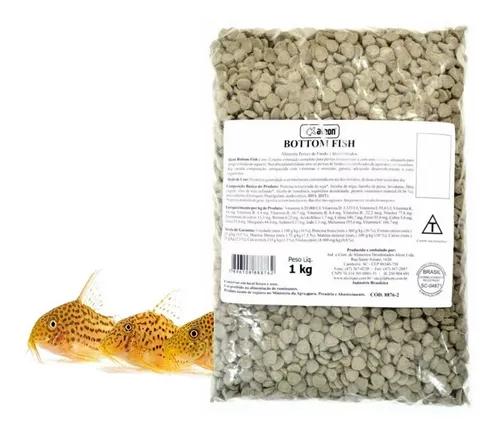 Ração peixes de fundo alcon bottom fish 1 kg cavernapet