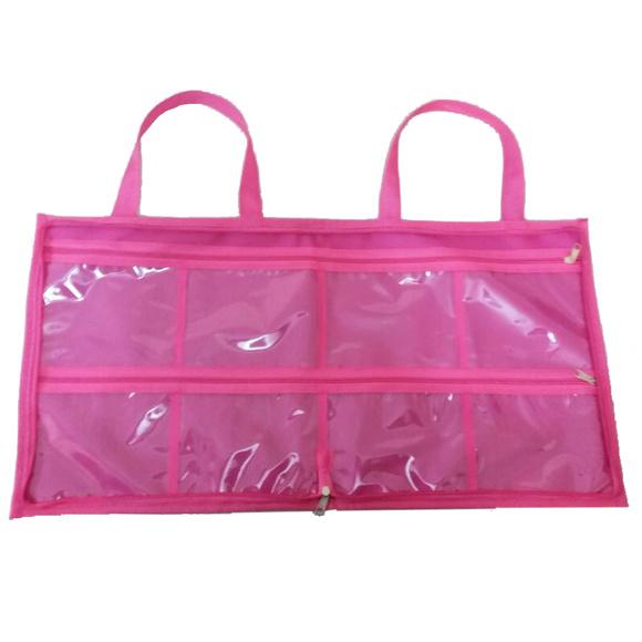 Bolsa porta esmaltes necessaire manicure para 80 frascos