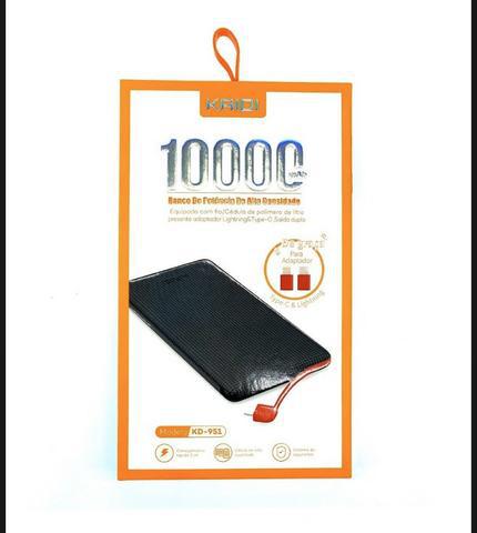 Carregador Portátil Kaidi Power Bank 10.000mah Universal