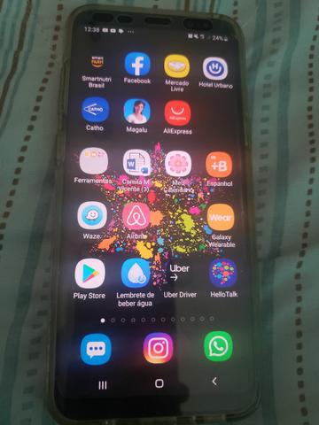 Galaxy S8 Plus 64gb Tela Trincada - Funcionando