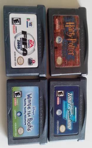 Lote com 4 jogos para game boy advance todos funcionando!