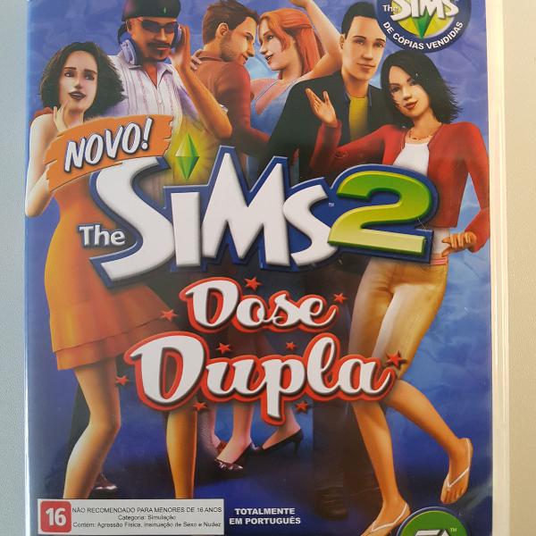 The sims 2: dose dupla usado para pc - único dono