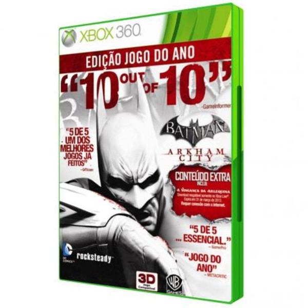 game batman arkham city - goty edition - xbox 360