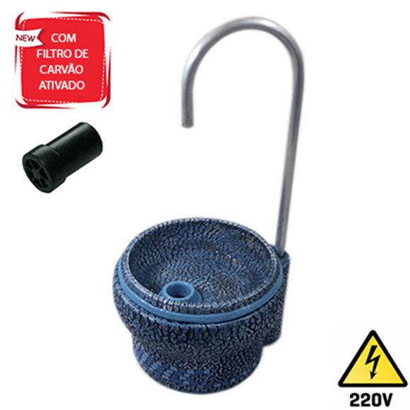 Bebedouro fonte gatos madri azul 220v