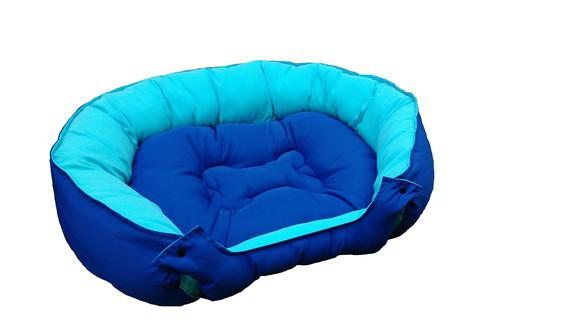 Cama Oval Lisa Azul G