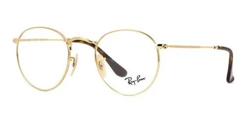 Armação óculos de grau ray ban rb3447v 2500 redondo