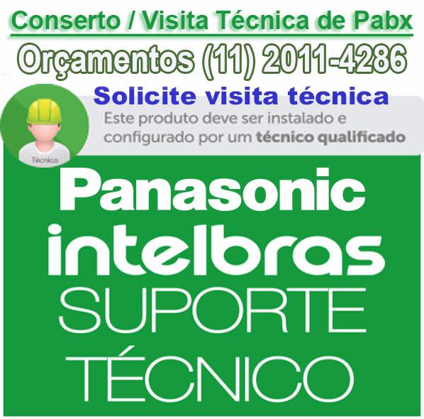 Conserto de pabx, autorizada intelbras – panasonic