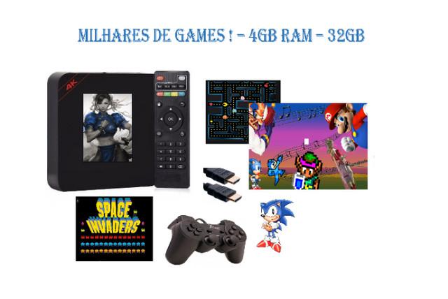 Game box retrô - 4/32gb - milhares de jogos