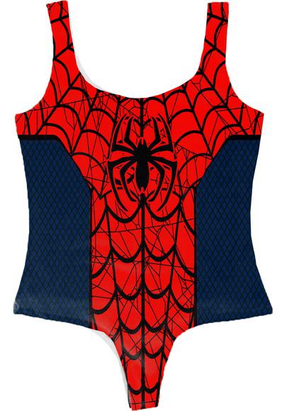 Body feminino homem aranha