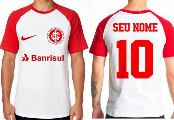 CAMISETA INTERNACIONAL PERSONALIZADA COM SEU NOME E NÚMERO