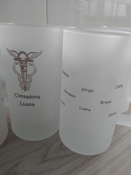 Caneca chopp em vidro personalizada