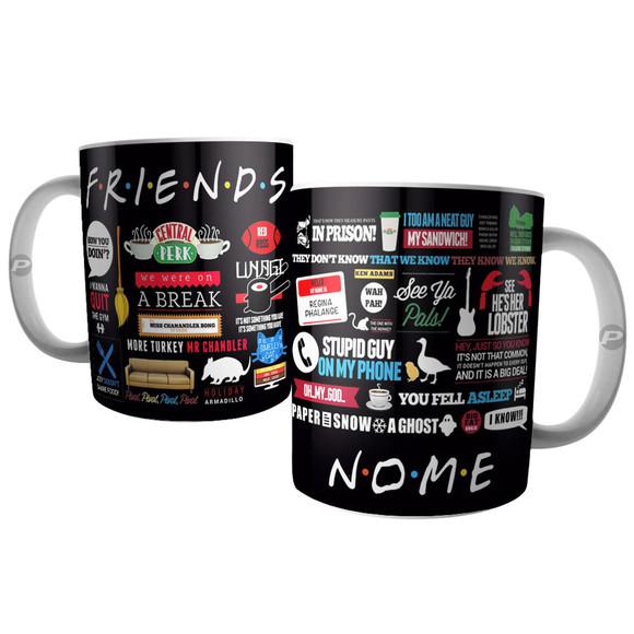 Caneca Série Friends Personalizada Nome