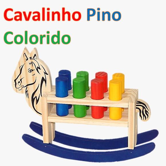 Cavalinho Pino Colorido