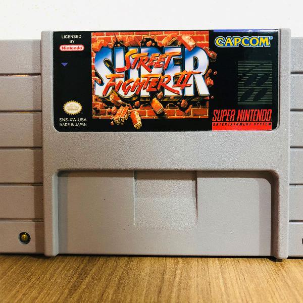 Fita super nintendo nova: super street fighter ii