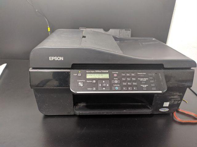 Impressora multifuncional epson stylus office tx320f (usada)