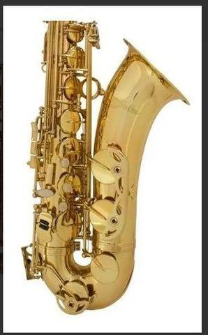 Sax Tenor Sgft6435l Shelter Laqueado Dourado Com Estojo Luxo