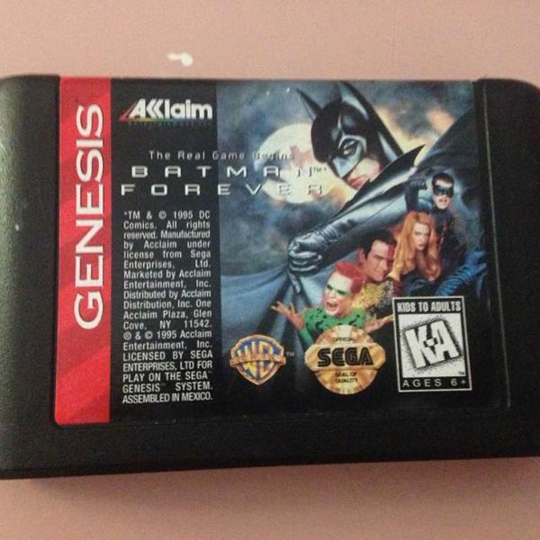 Batman forever cartucho sega genesis mega drive original