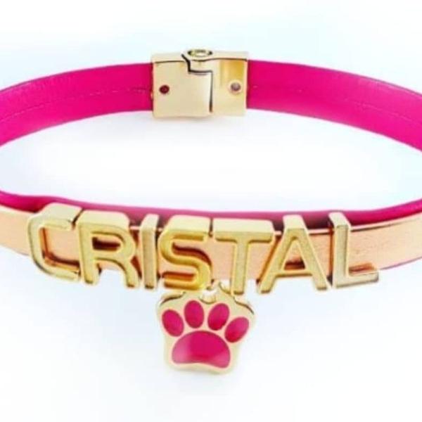 Coleira choker de luxo para pets