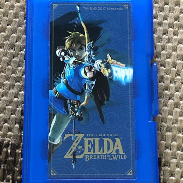 Porta cartucho zelda nintendo switch hori