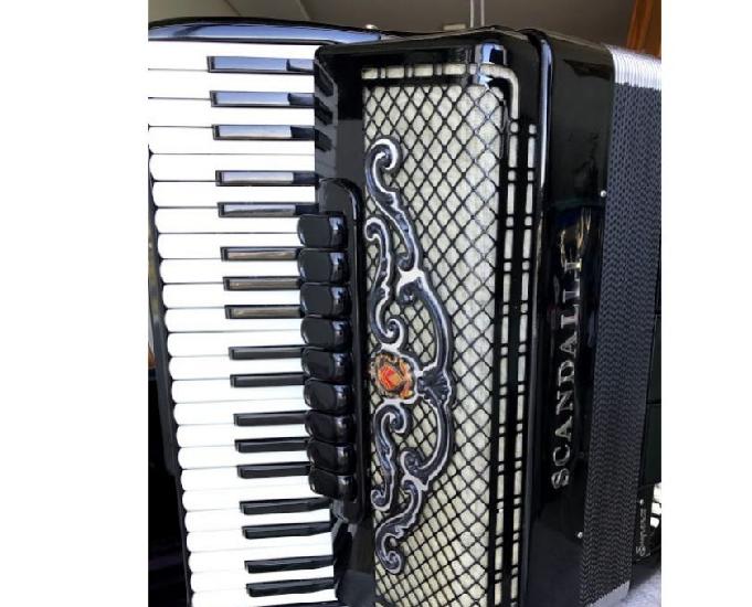 Acordeon sanfona scandalli super v (oitavada) cordovox