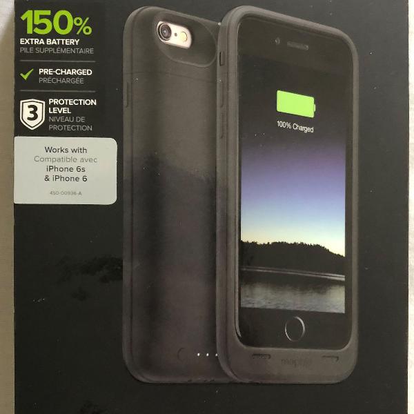 Mophie juice pack ultra para iphone 6 - usada