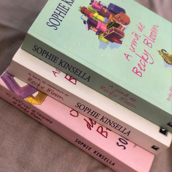 Kit livros becky bloom (sophie kinsella)