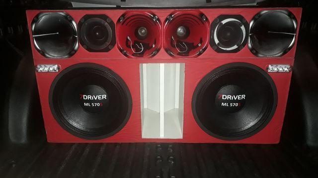 Alto falantes woofer 7driver ml 570s