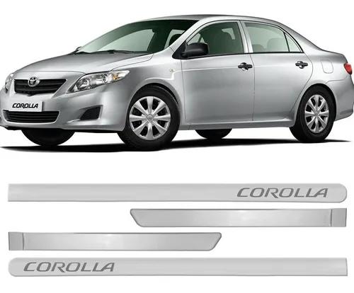 Friso lateral corolla 08 09 10 11 2012 2013 prata super nova