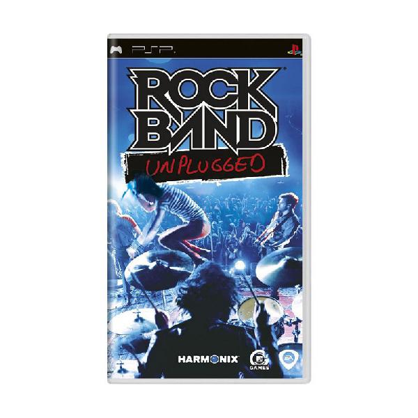 Jogo rock band unplugged - psp