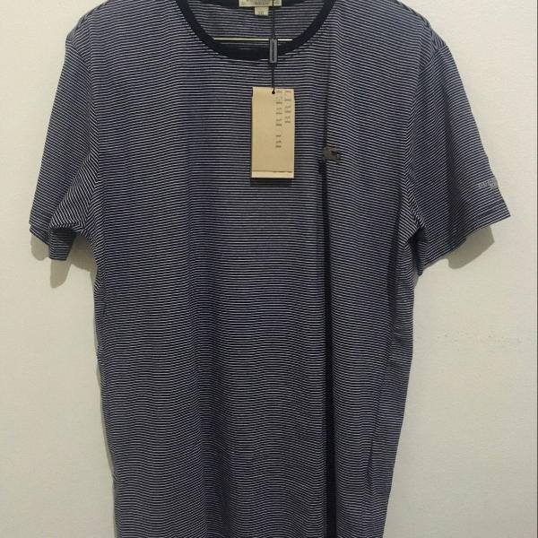 Camiseta burberry brit listrada azul